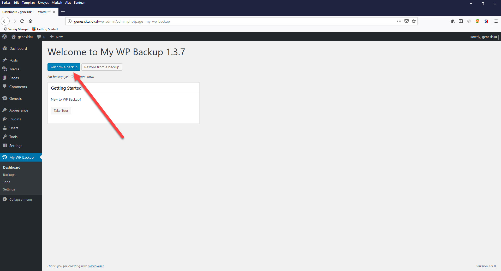 How To Backup A Wordpress Site