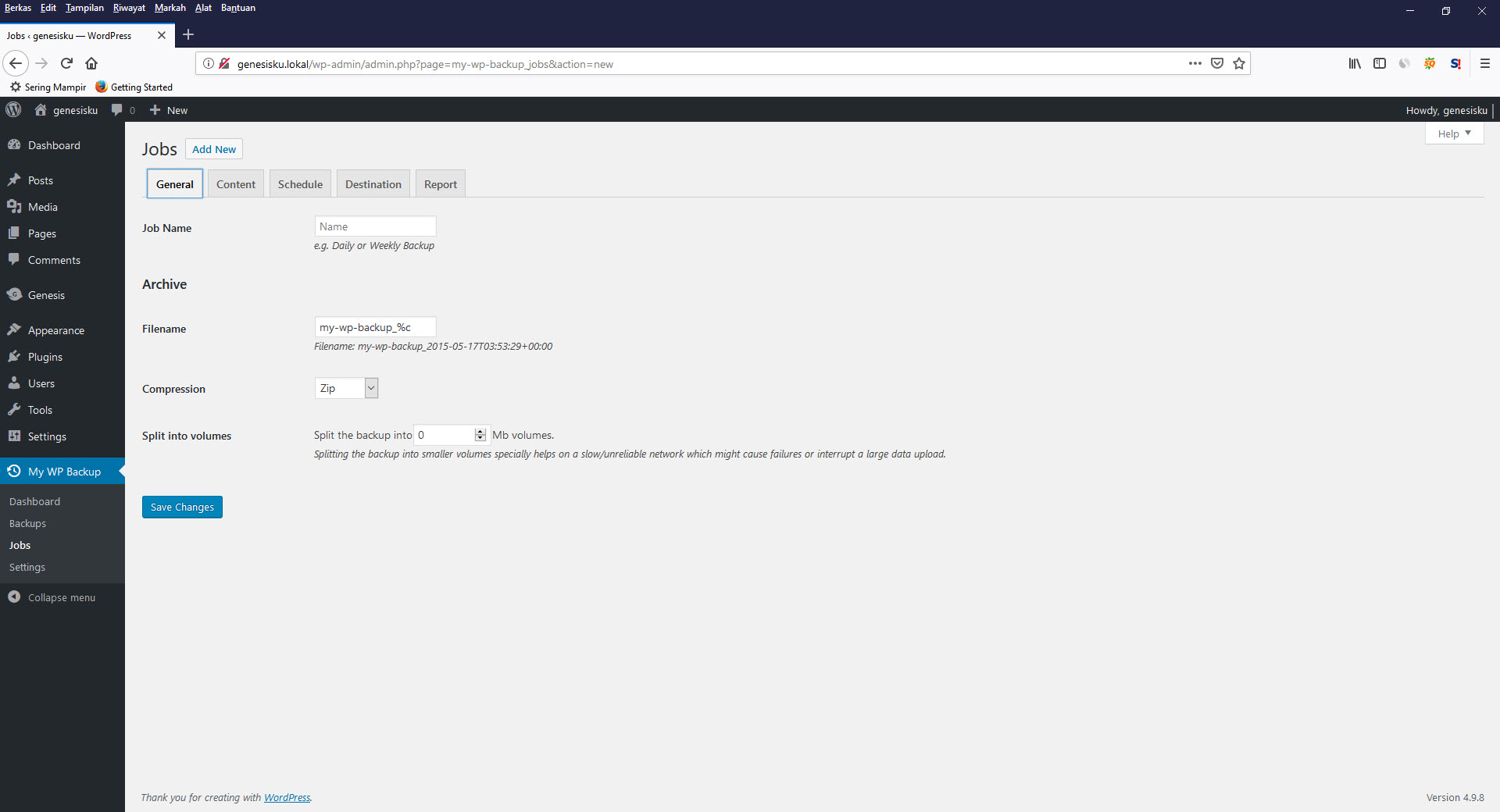 How To Backup A Wordpress Site