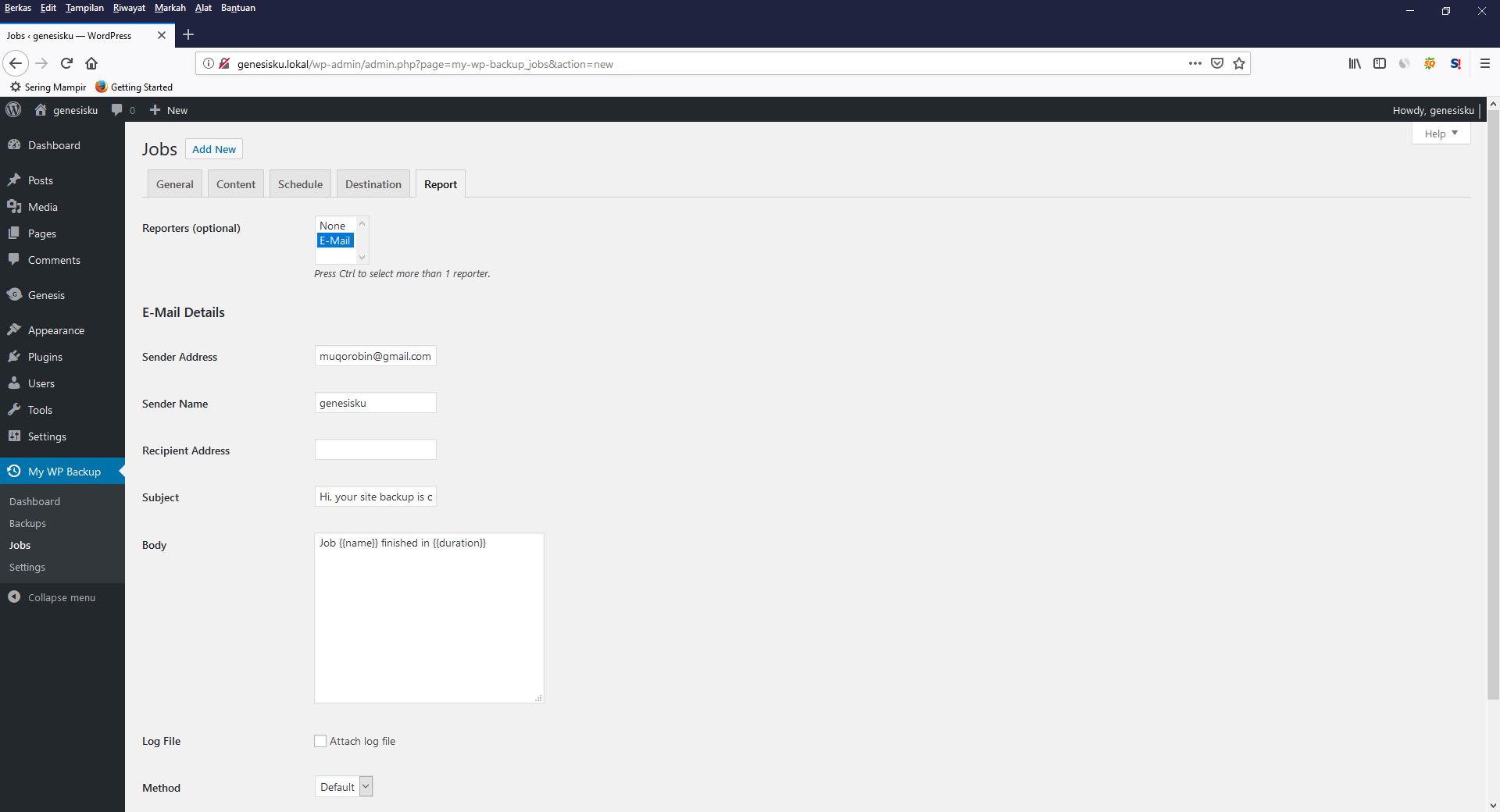 How To Backup A Wordpress Site