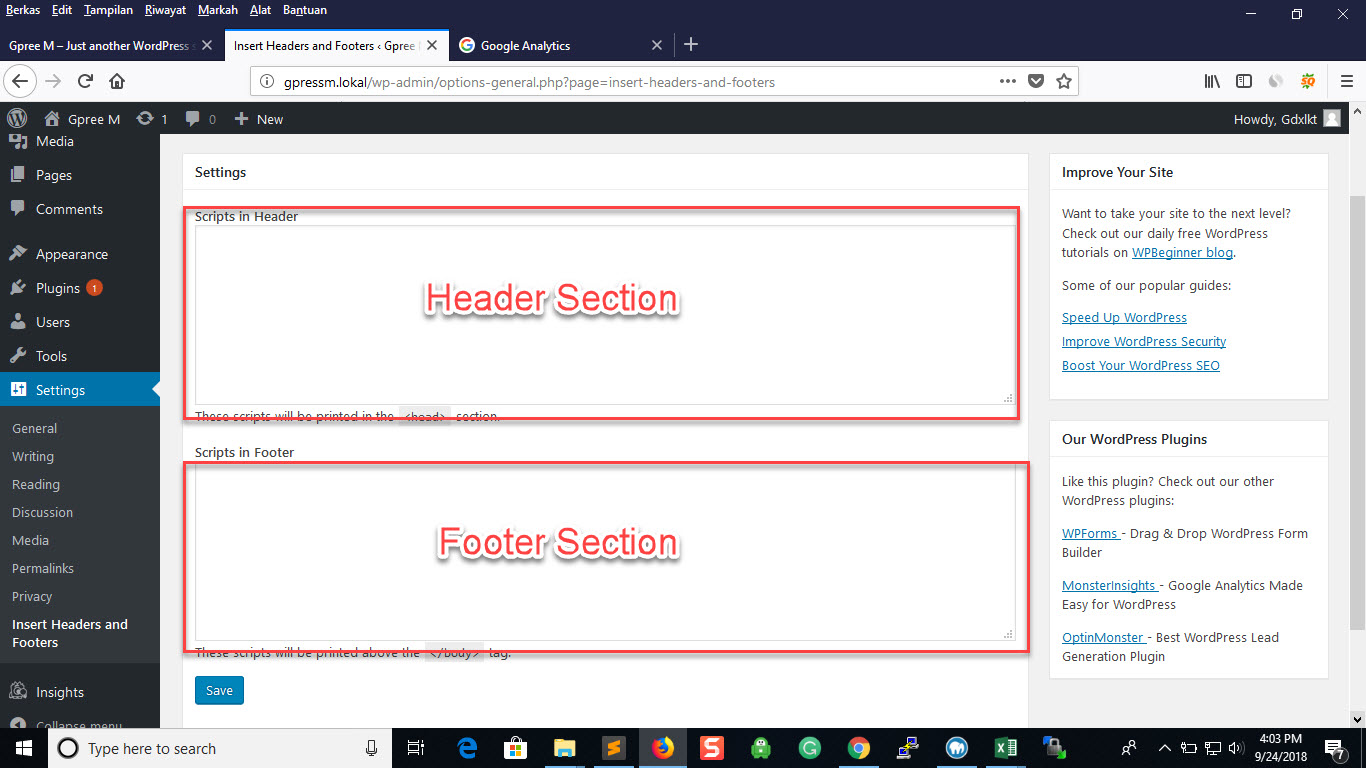 How To Add Google Analytics To Wordpress Blog Guide