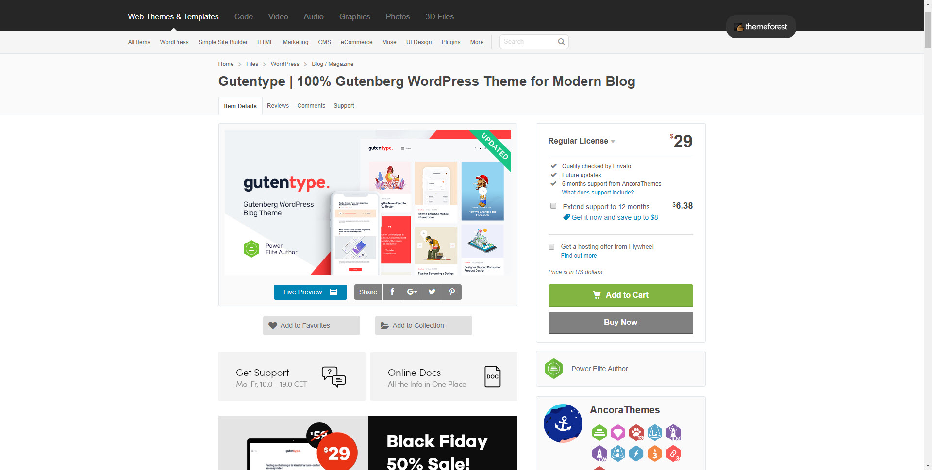 gutenberg ready wordpress themes