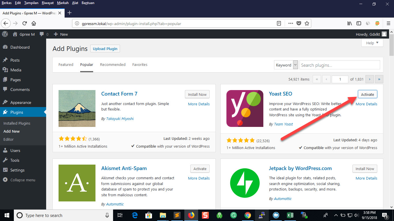 How To Install Wordpress Plugin