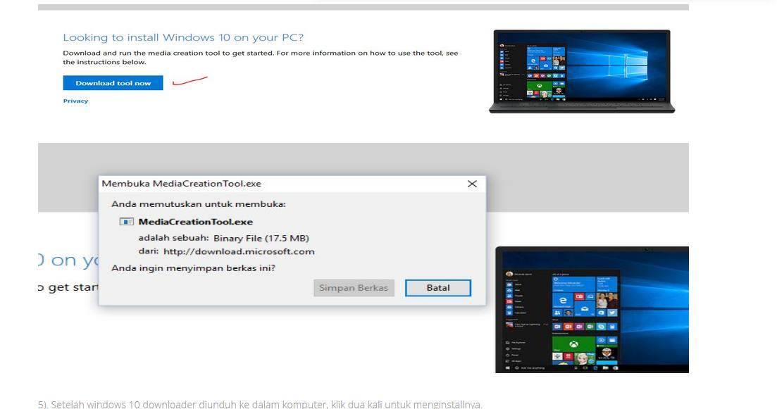 Cara Install Windows 10