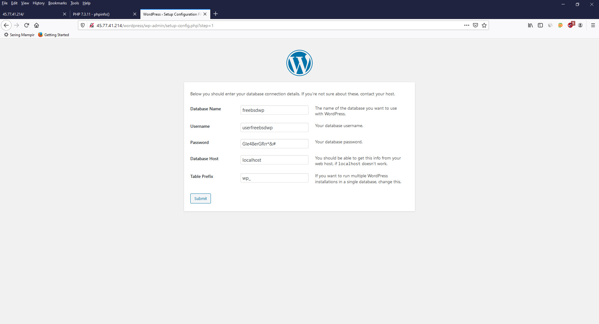 How To Install Wordpress With Apache On FreeBSD 12