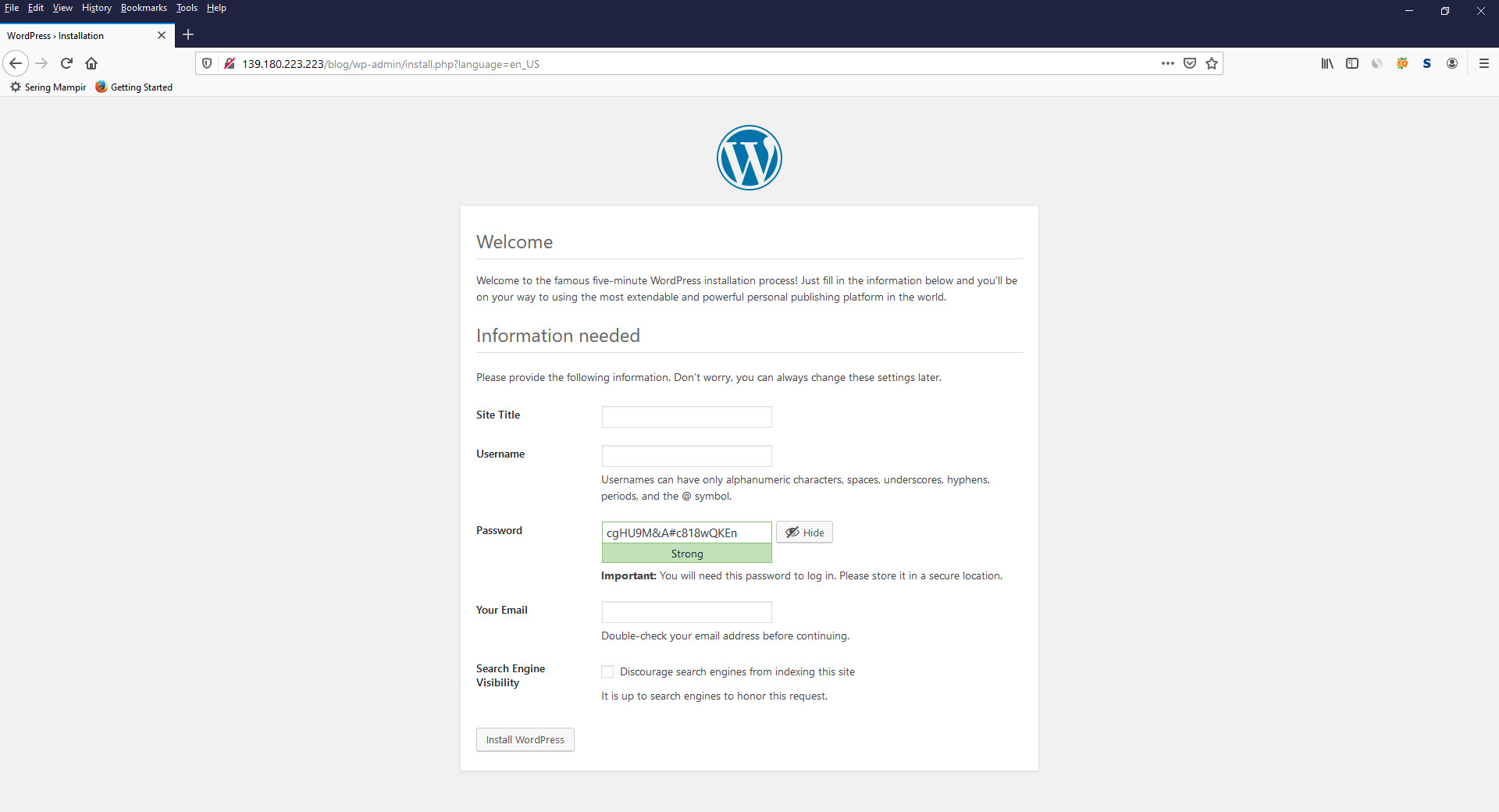How To Install Wordpress With Apache On FreeBSD 12