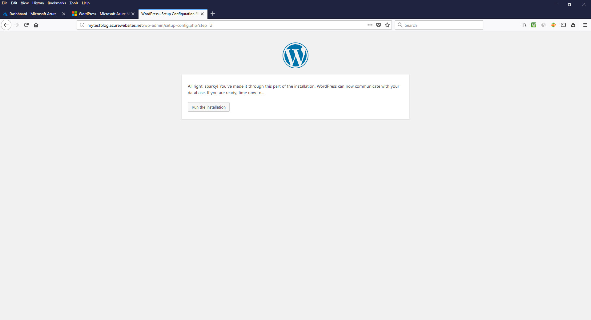 How To Install Wordpress On Microsoft Azure