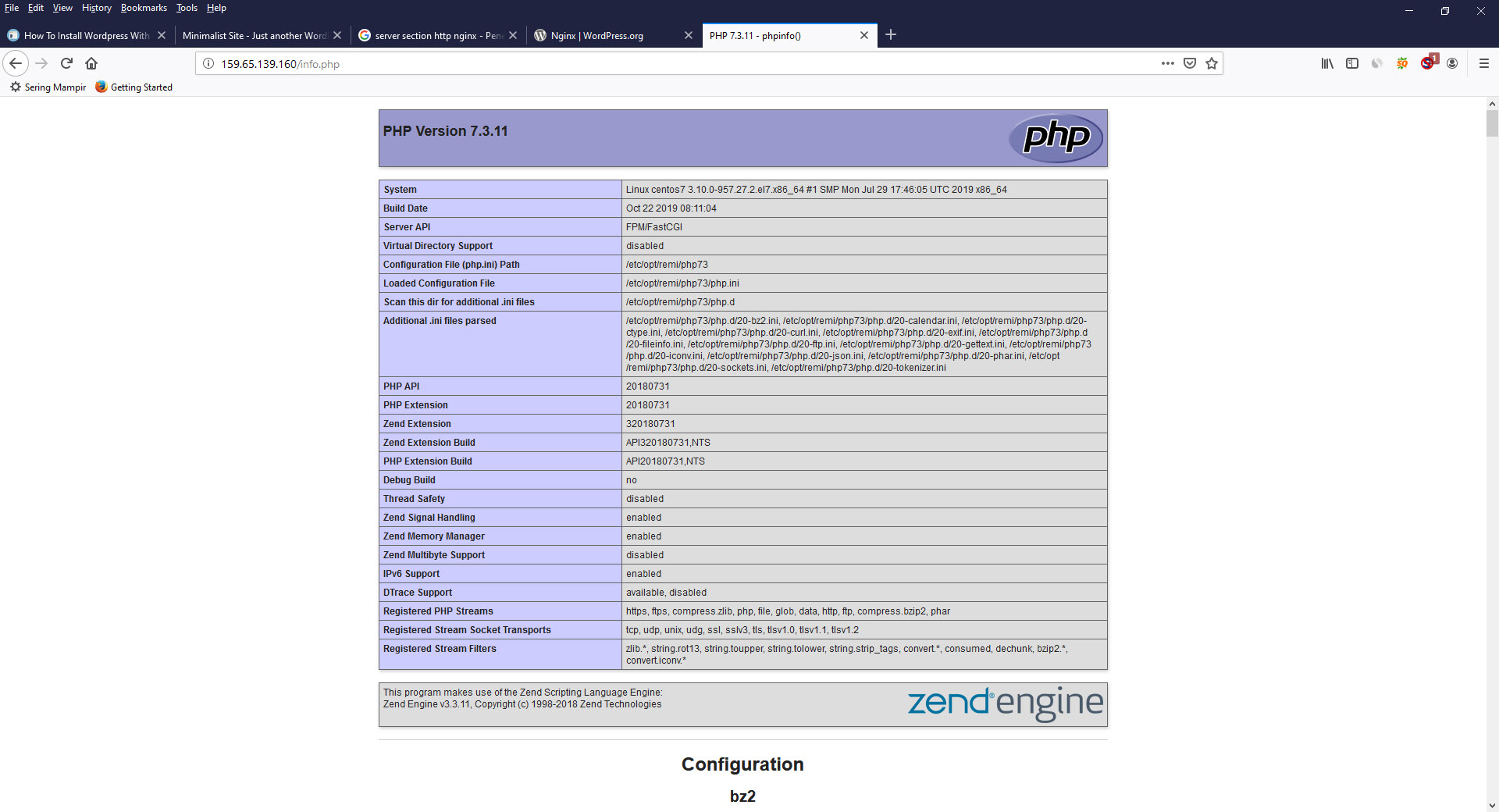 How To Install Wordpress With Nginx On Centos 7
